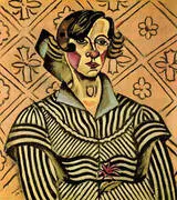 Portrait of Juanita Obrador 1918 By Joan Miro