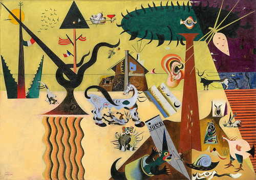 The Tilled Field 1923 by Joan Miro | Oil Painting Reproduction