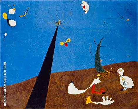 Dialogue of Insects 1924-25 By Joan Miro