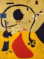 Dutch Interior III 1928 By Joan Miro