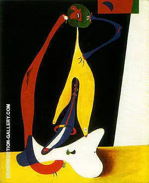 Seated Woman 1932 By Joan Miro