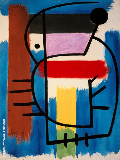 Seated Woman 1931 By Joan Miro