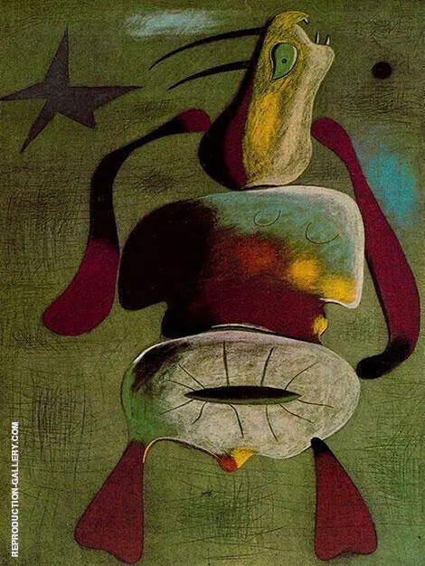 Woman 1934 2 By Joan Miro