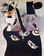 Seated Woman II 1938 By Joan Miro