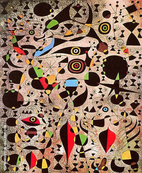 Woman Encircled by the Flight of a Bird 1941 By Joan Miro