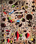 Woman Encircled by the Flight of a Bird 1941 By Joan Miro