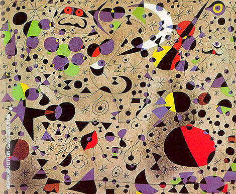 The Poetess 1940 by Joan Miro | Oil Painting Reproduction
