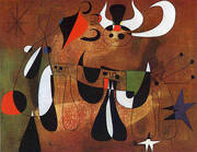 Figures in the Night 1950 By Joan Miro