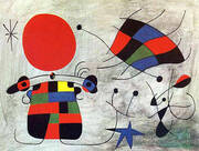 The Smile of the Flamboyant Wings 1953 By Joan Miro