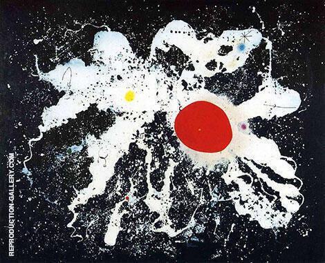 The Red Disk 1960 by Joan Miro | Oil Painting Reproduction