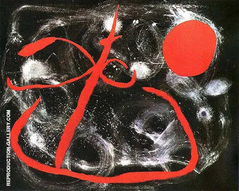 Joy of a Little Girl in Front of the Sun 1960 By Joan Miro