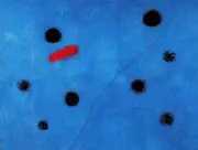 Blue I 1961 By Joan Miro