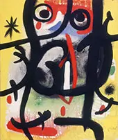 Woman in the Night 1970 By Joan Miro