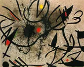 Birds at Daybreak 1970 By Joan Miro