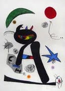 Barbare dans la Neige By Joan Miro