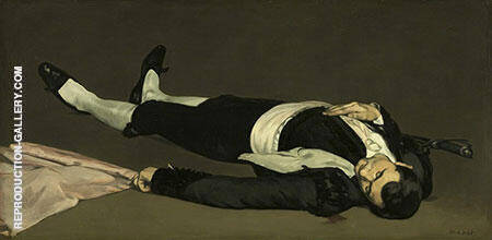 The Dead Toreador 1864 by Edouard Manet | Oil Painting Reproduction