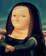 Mona Lisa By Fernando Botero