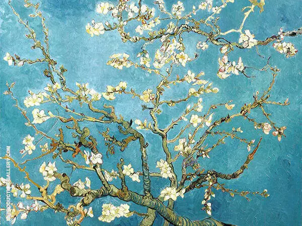 Almond Blossoms 1890 By Vincent van Gogh