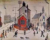 A Street In Clitheroe By L-S-Lowry