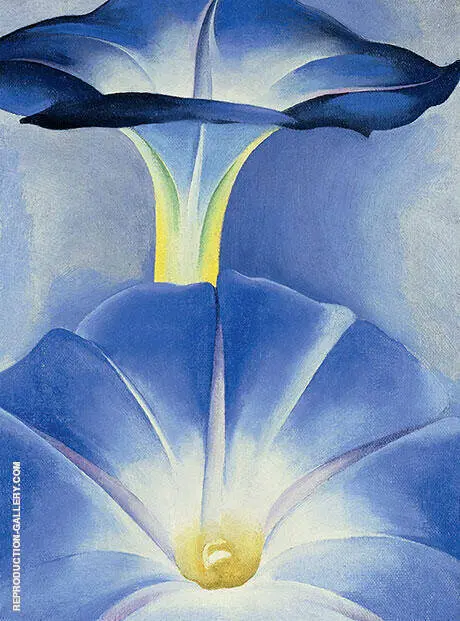 Blue Morning Glories 1935 By Georgia O'Keeffe