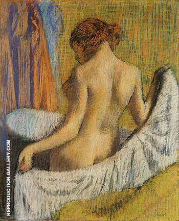 After the Bath, Woman with a Towel | Oil Painting Reproduction