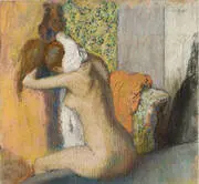 After the Bath, Woman Drying Her Nape 1895 By Edgar Degas