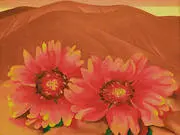 Red Hills with Flowers 1937 By Georgia O'Keeffe