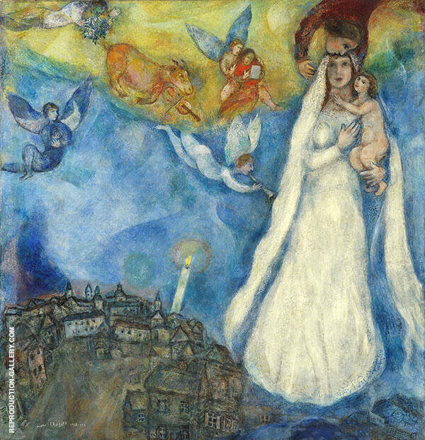 Madonna of the Village by Marc Chagall | Oil Painting Reproduction