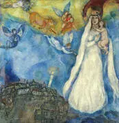 Madonna of the Village By Marc Chagall