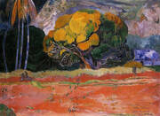 Fatata Te Moua At the Foot of a Mountain 1892 By Paul Gauguin
