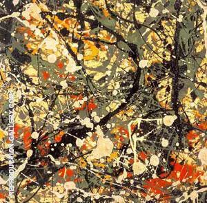 No 8 1949 Square Detail By Jackson Pollock (Inspired By)