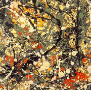 No 8 1949 Square Detail By Jackson Pollock (Inspired By)