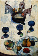 Still Life with Three Puppies 1888 By Paul Gauguin
