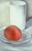 Peach and Glass 1927 By Georgia O'Keeffe