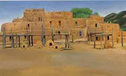Taos Pueblo 1929 By Georgia O'Keeffe