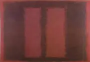 Sketch for Mural 6, Black Over Maroon 1958 By Mark Rothko (Inspired By)