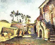 The Courtyard of the Mill 1898 By Henri Matisse
