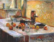 First Orange Still Life early 1899 By Henri Matisse