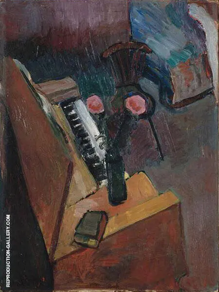 Interior with Harmonium By Henri Matisse