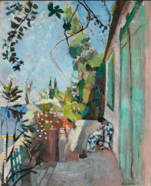 The Terrace Saint Tropez 1904 By Henri Matisse