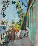 The Terrace Saint Tropez 1904 By Henri Matisse