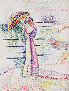 Figure with Parasol 1905 By Henri Matisse