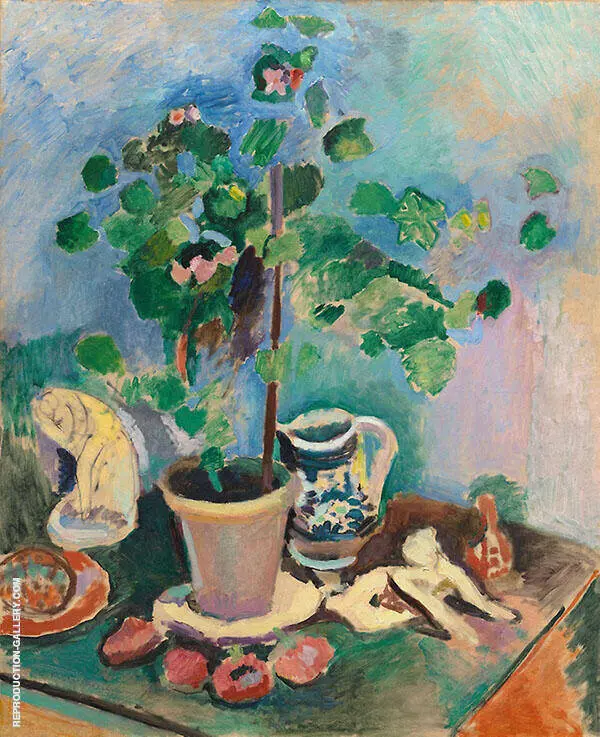 Still Life with a Geranium 1906 By Henri Matisse