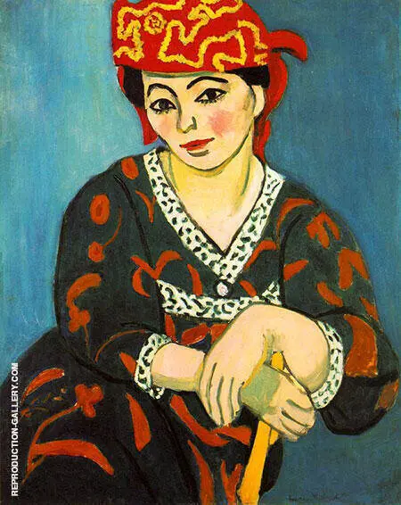The Red Madras Headdress 1907 By Henri Matisse