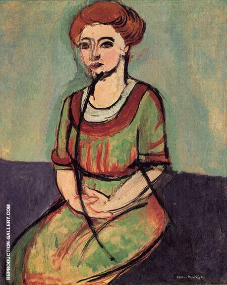 Portrait of Olga Merson 1911 By Henri Matisse