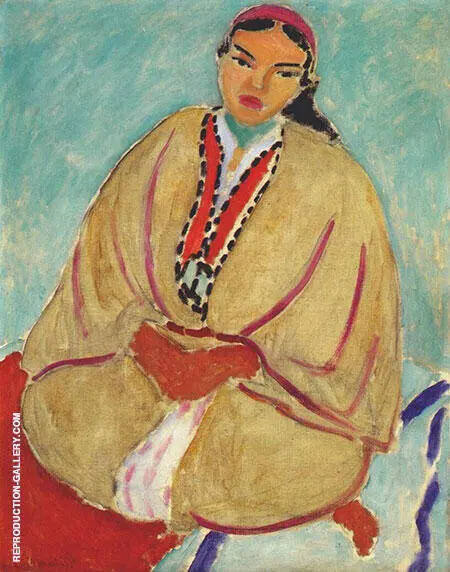 The Yellow Robe Zorah 1912 By Henri Matisse