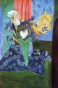 Calla Lilies Irises and Mimosas 1913 By Henri Matisse