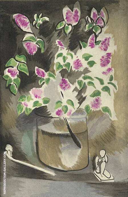 Branch of Lilacs 1914 By Henri Matisse