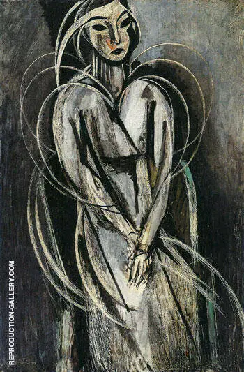 Portrait of Mlle Yvonne Landsberg 1914 By Henri Matisse