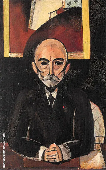 Portrait of Auguste Pellerin II 1917 By Henri Matisse